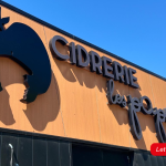 Lettre enseigne découpée réalisée pour la Cidrerie Les Papas.